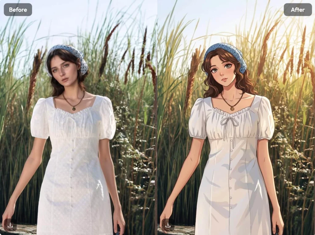 Aesthetic Anime with WeShop AI