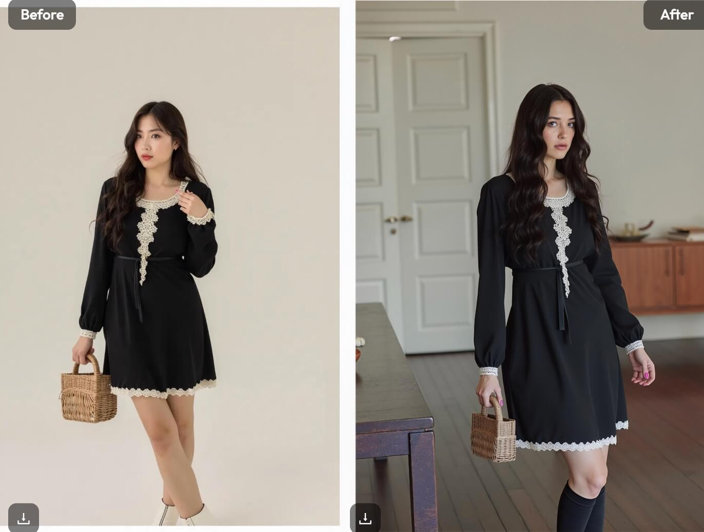 ai model image generated on weshop ai