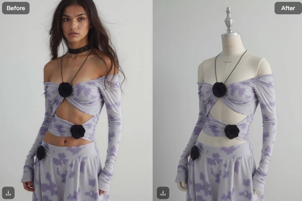 fashion ecommerce images by weshop ai