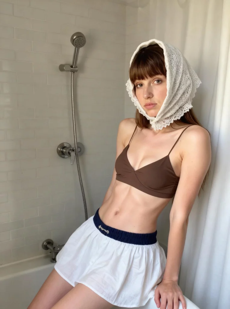 AI Pose Change for Lingerie Models