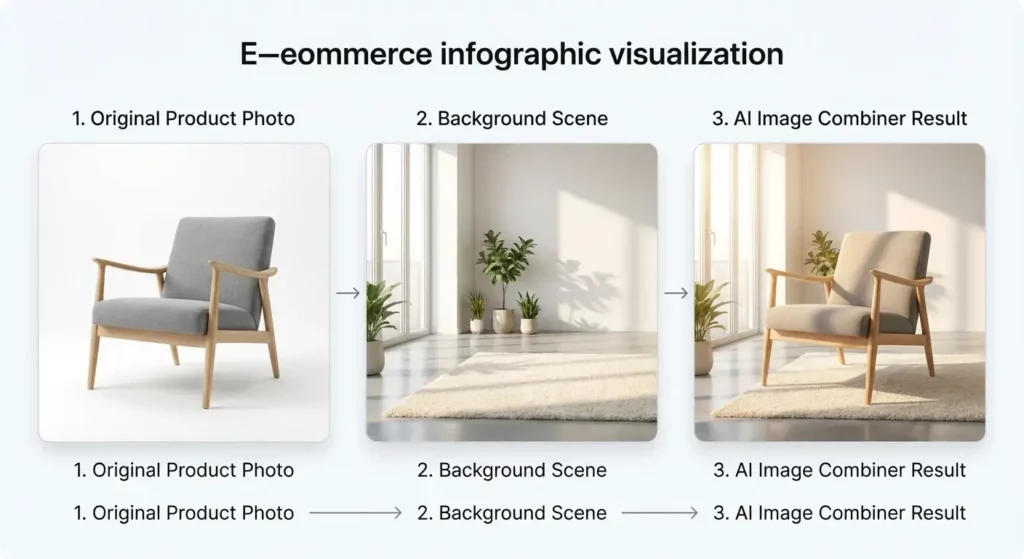 AI Image Combiner with WeShop AI