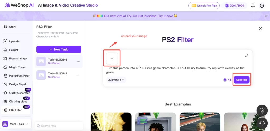 ps2 filter ai by weshop ai
