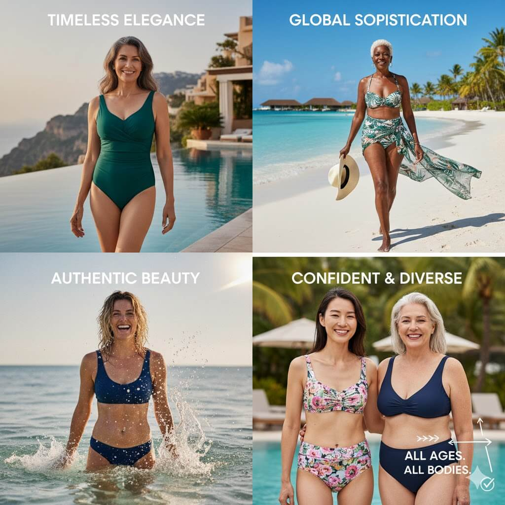 AI Bikini Generators for mature and senior models