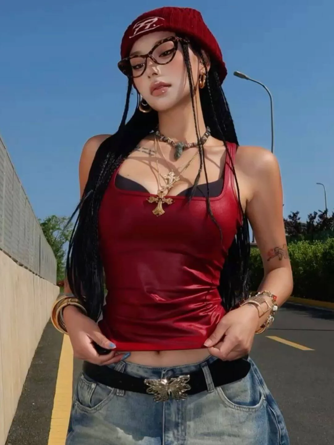 y2k outfit image generated on weshop ai