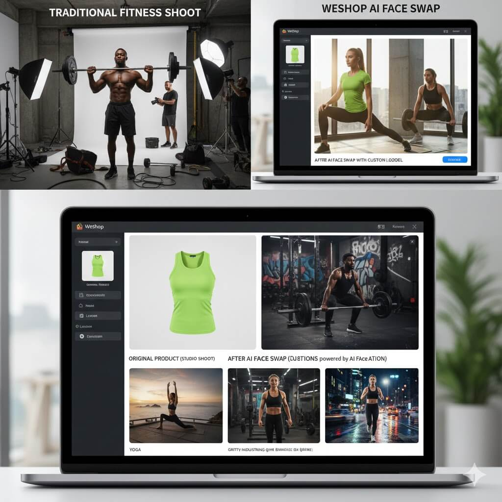 ai face swap with weshop ai