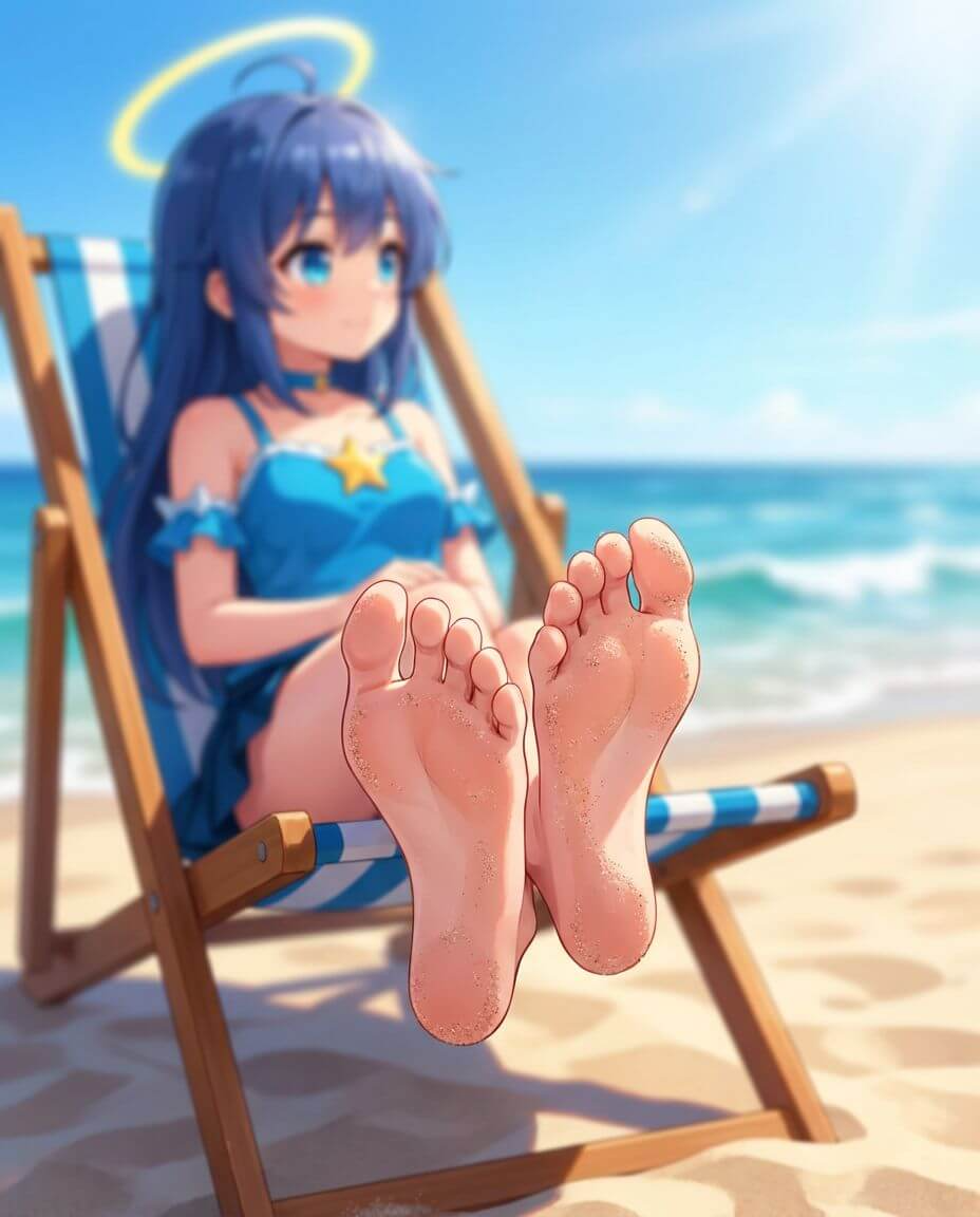 ai hoshino feet image generated on weshop ai