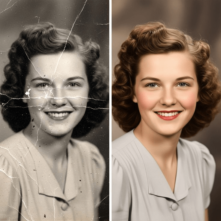 ai image of Restore Old Photos