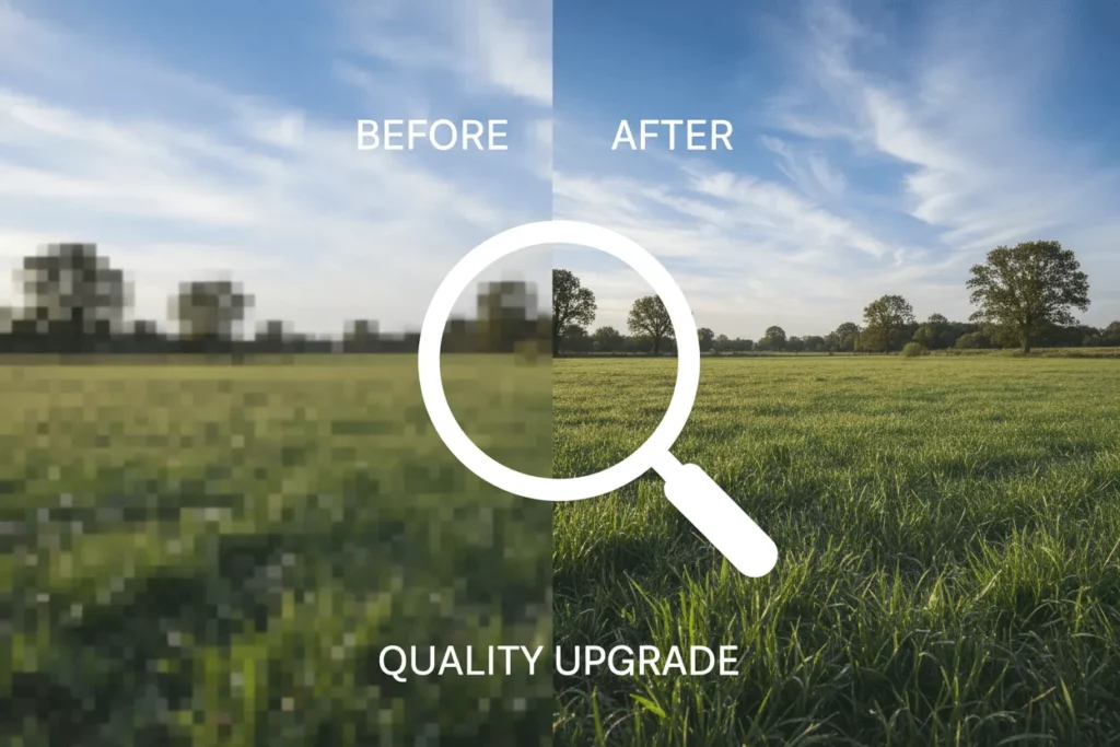 quality comparison of 4k wallpaper