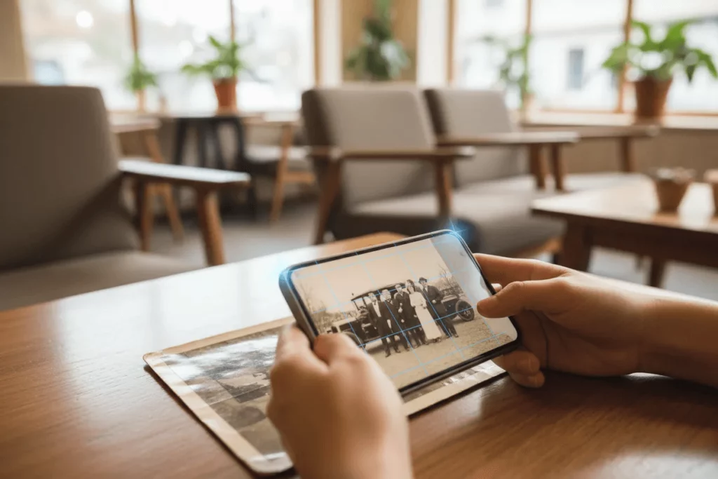 illustration of Photo Restoration