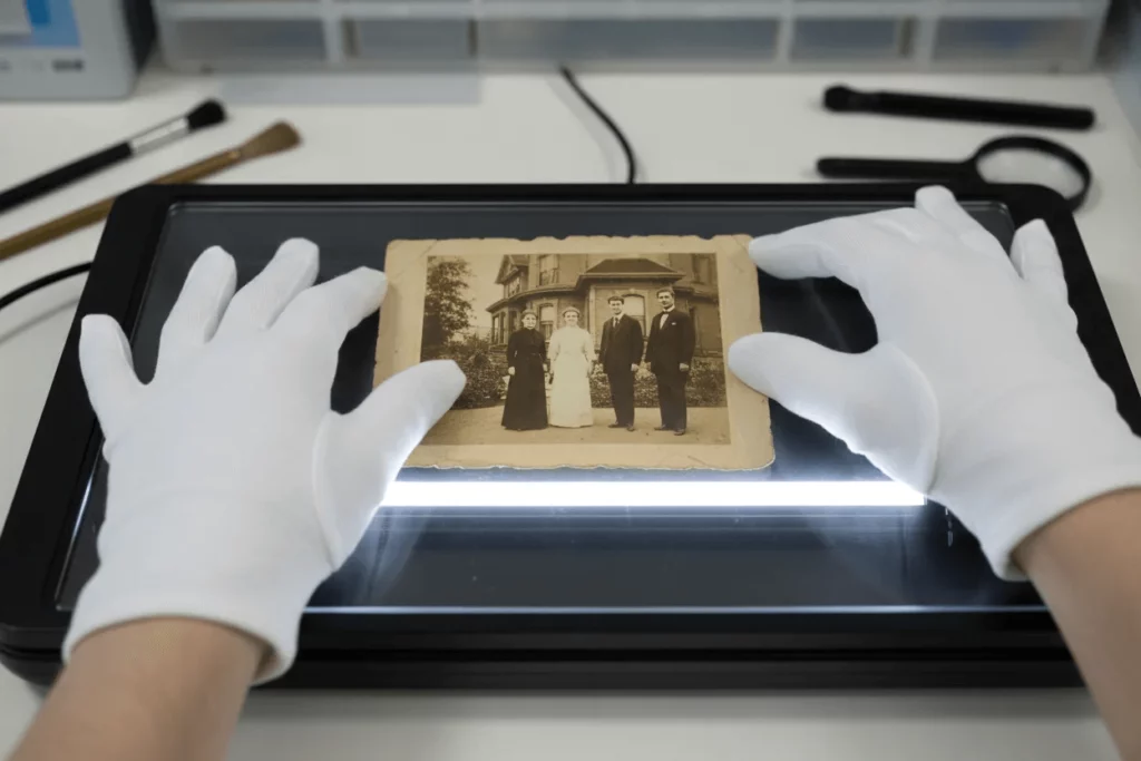 illustration of Photo Restoration