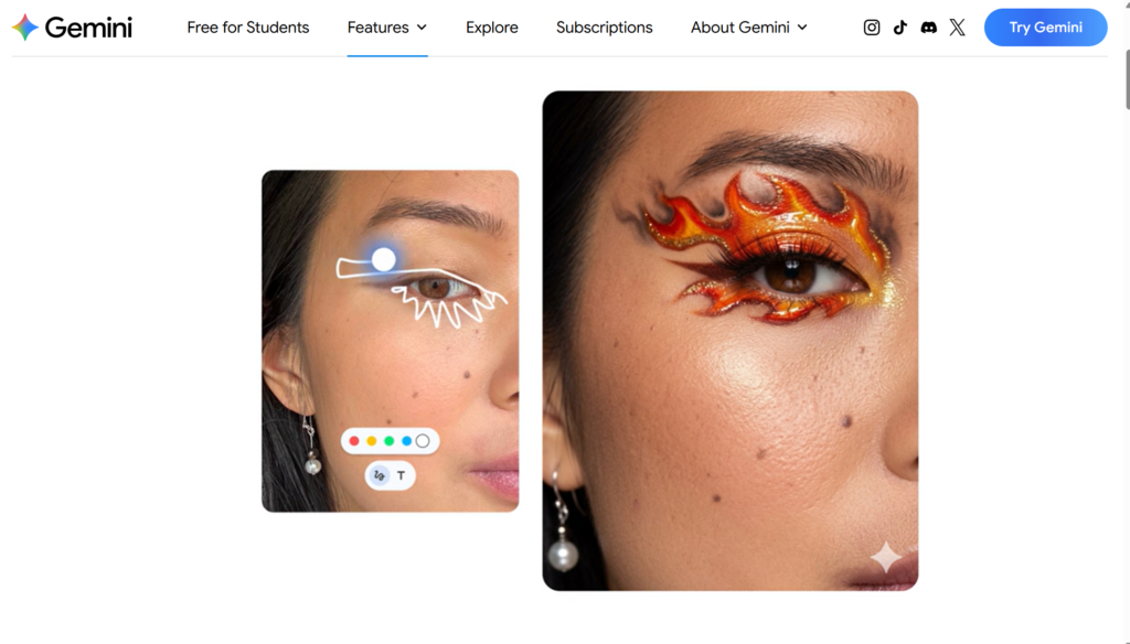 gemini nano banana 2.0 screenshot by weshop ai
