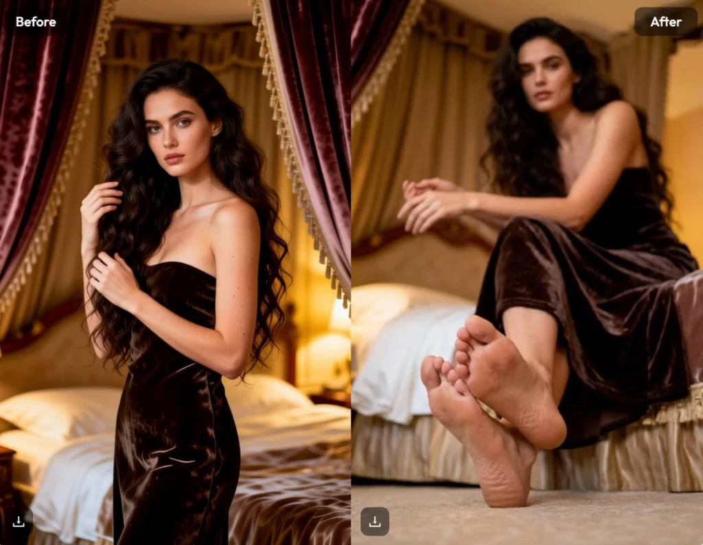 free ai feet image generated on weshop ai