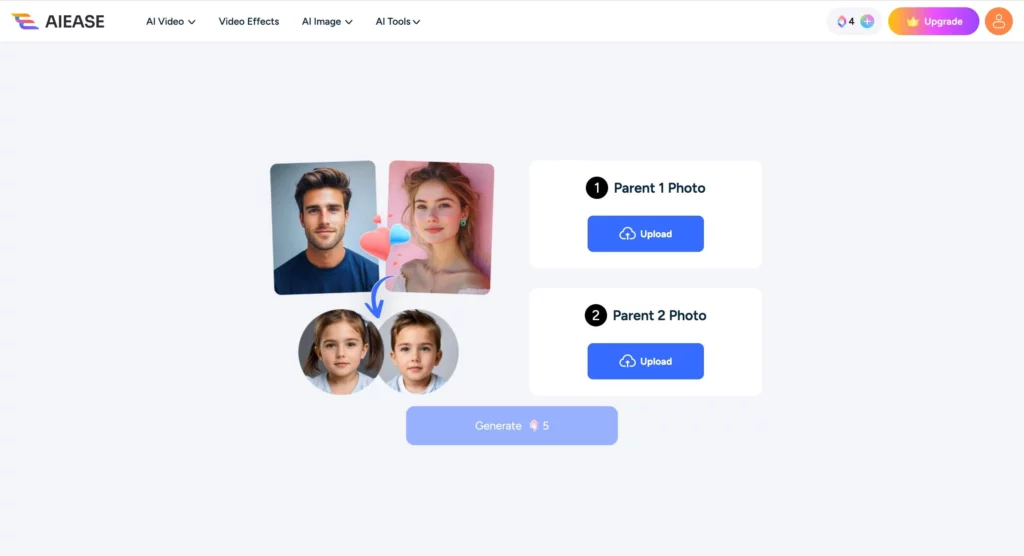 ai baby screenshot of ai ease