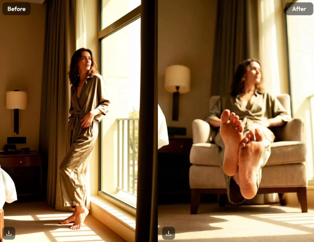 free ai feet image generated on weshop ai