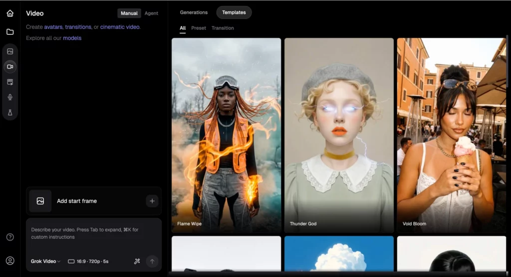 screenshot of hedra ai
