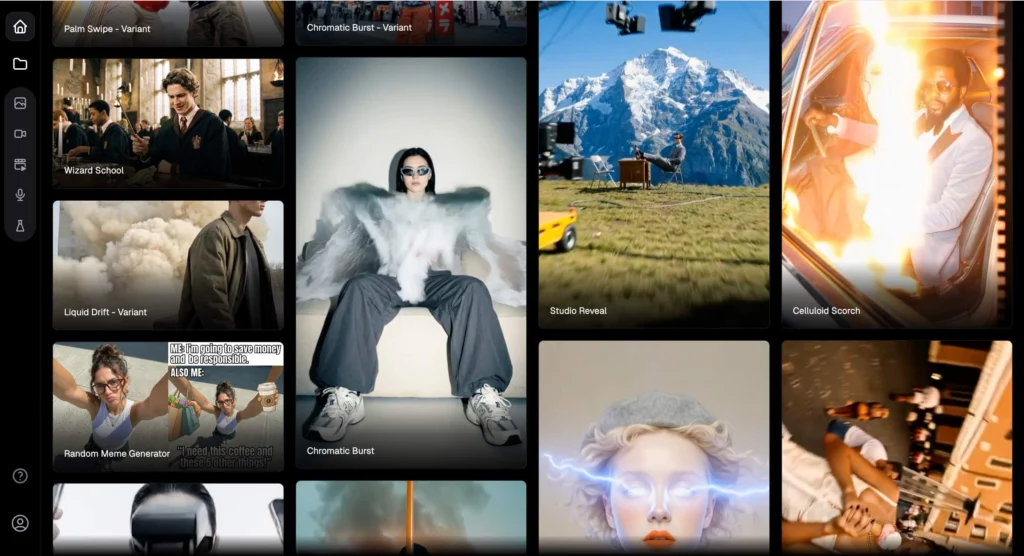 screenshot of hedra ai