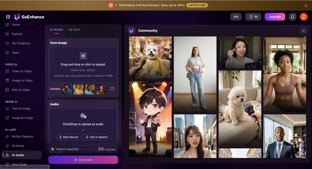 screenshot of GoEnhance AI