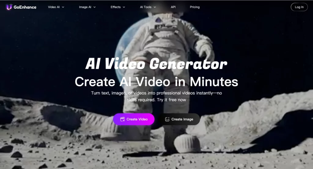 screenshot of GoEnhance AI