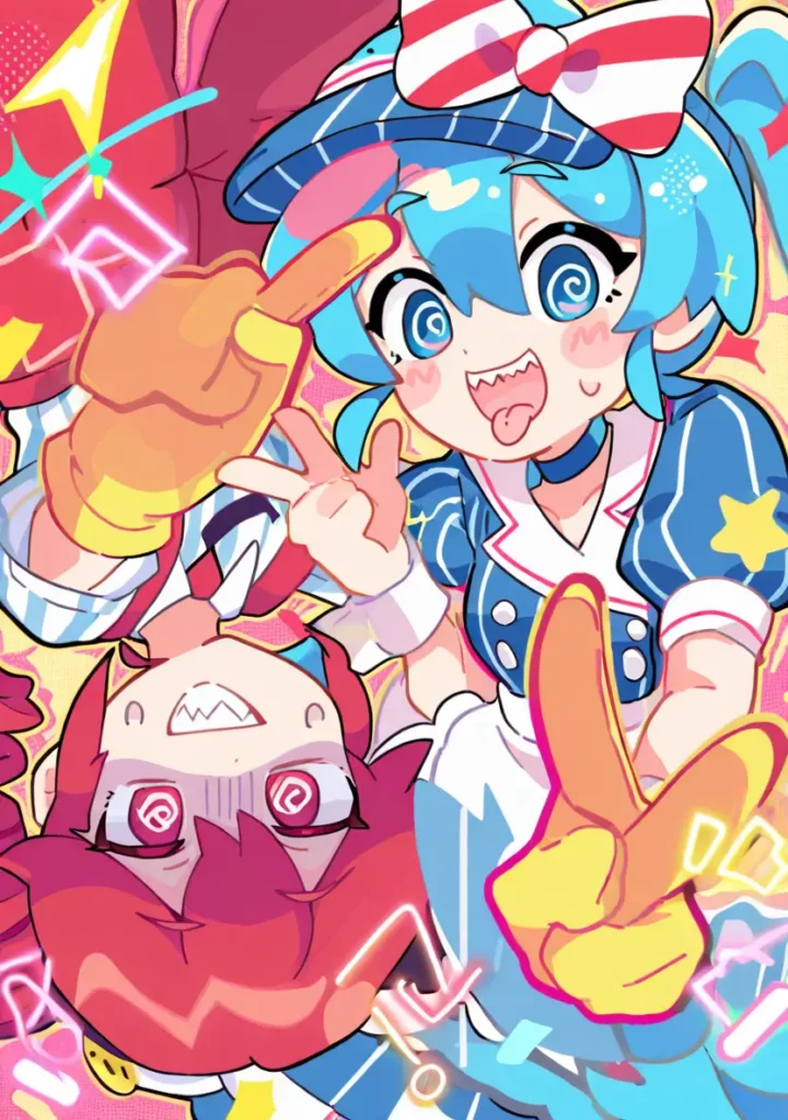 ai anime image generated on pixai