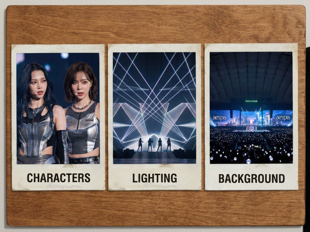 Smart-Photo-Edit-02-1 – WeShop AI Blog Nano Banana Pro's girls group concert