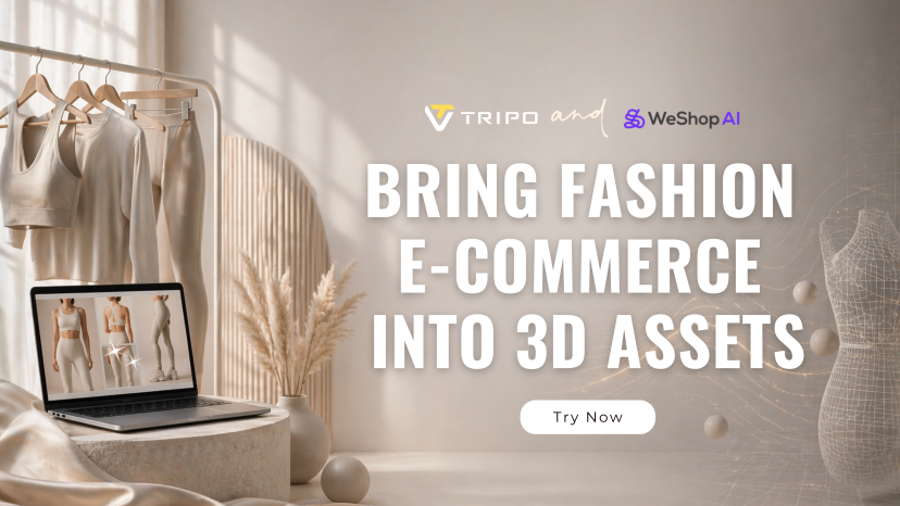 Weshop AI X Tripo 3D