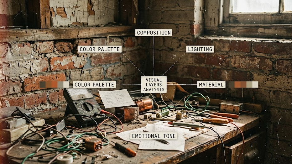 Two AI-generated skincare landing pages: a dark, sleek UI for men's lotion (NEX SKIN) on the left, and a bright, clinical UI for sensitive skin serum (DERMA CALM) on the right.