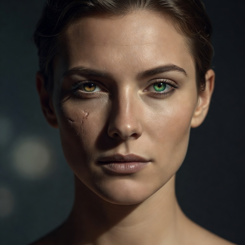 mixed face made by Grok