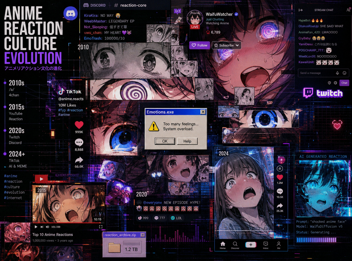 anime reaction culture evolution