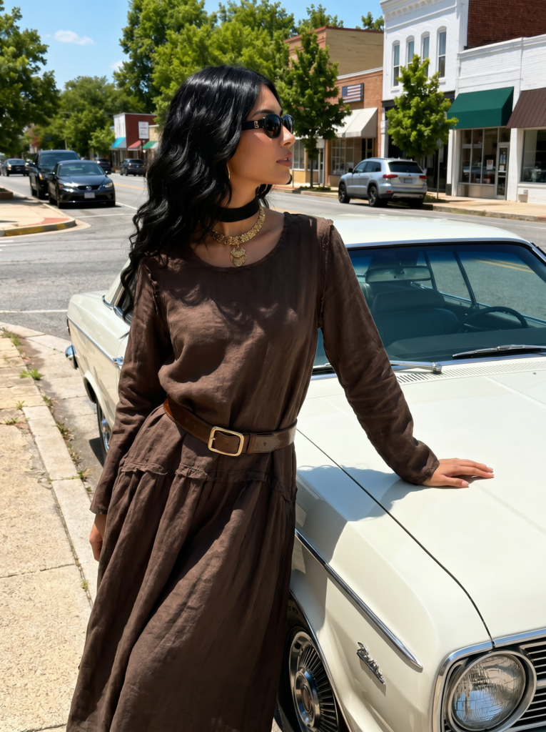 Task-93170886-1-1 – WeShop AI Blog woman wears a neat dress