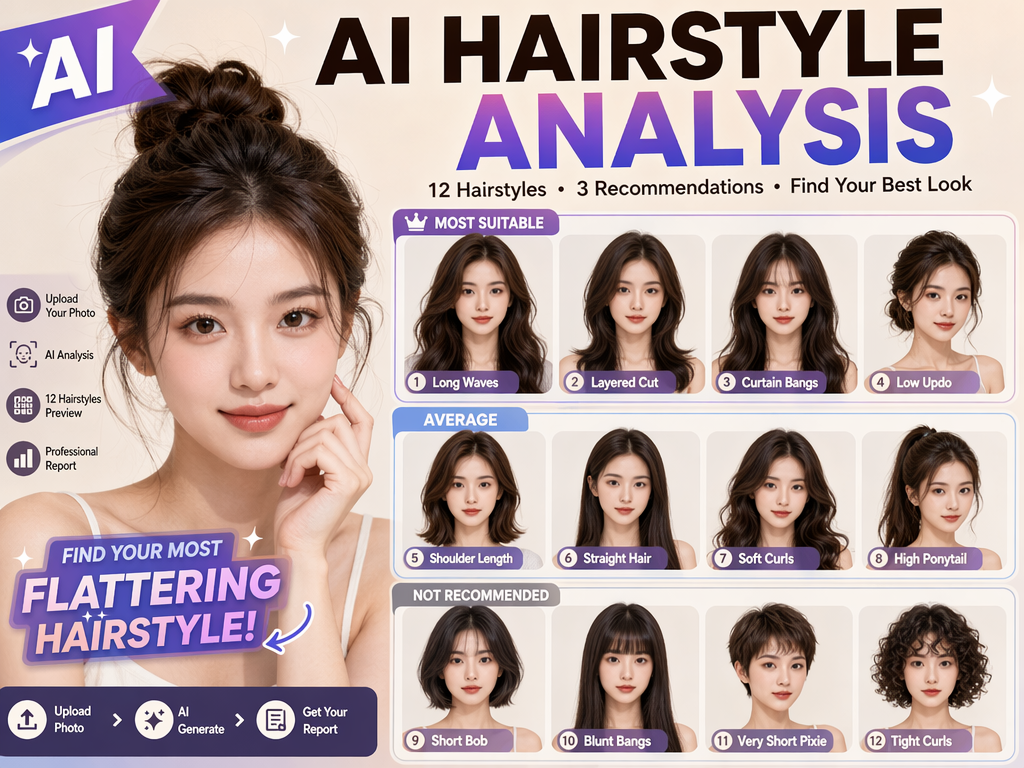 AI hairstyle analysis