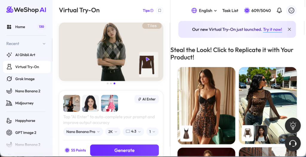 ai virtual try-on