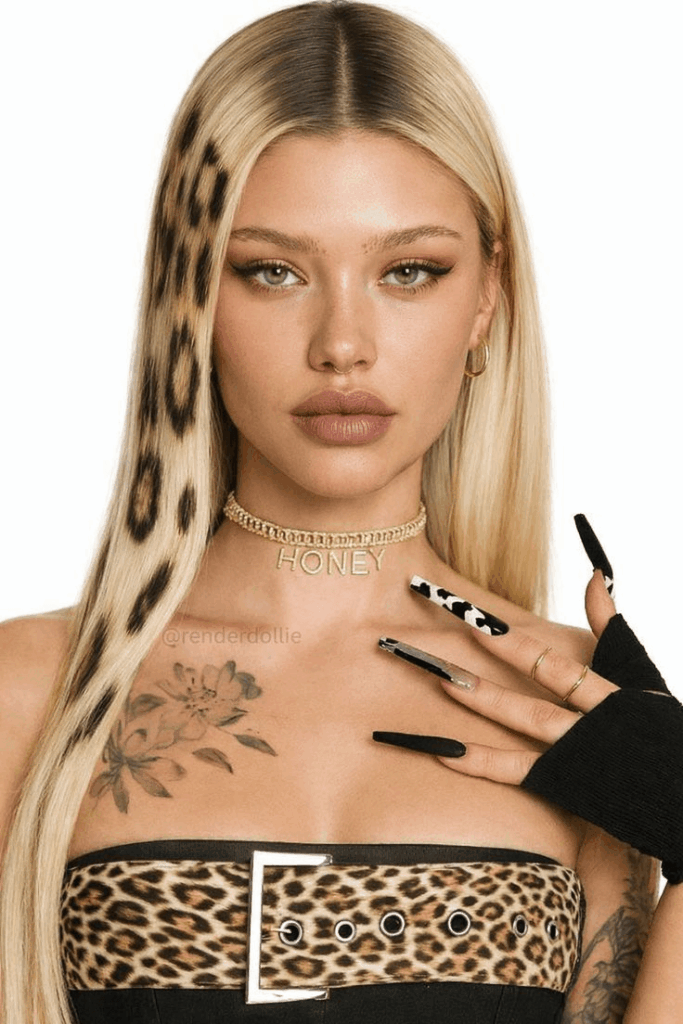 Model reference portrait for generating an AI fashion editorial image