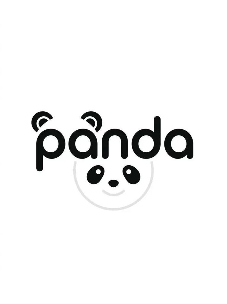 423e5cb8-0c83-4fa9-8238-1070e4894b45_896x1200png_preview – WeShop AI Blog Minimal Panda baby care brand logo featuring a black-and-white panda face on a clean white background.
