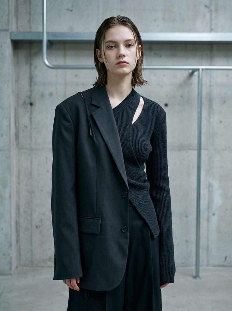 697f6b1fa3799cc3caaf536c_original – WeShop AI Blog AI Clothes Changer outfit transformation showing a person wearing a black blazer and modern professional fashion style.