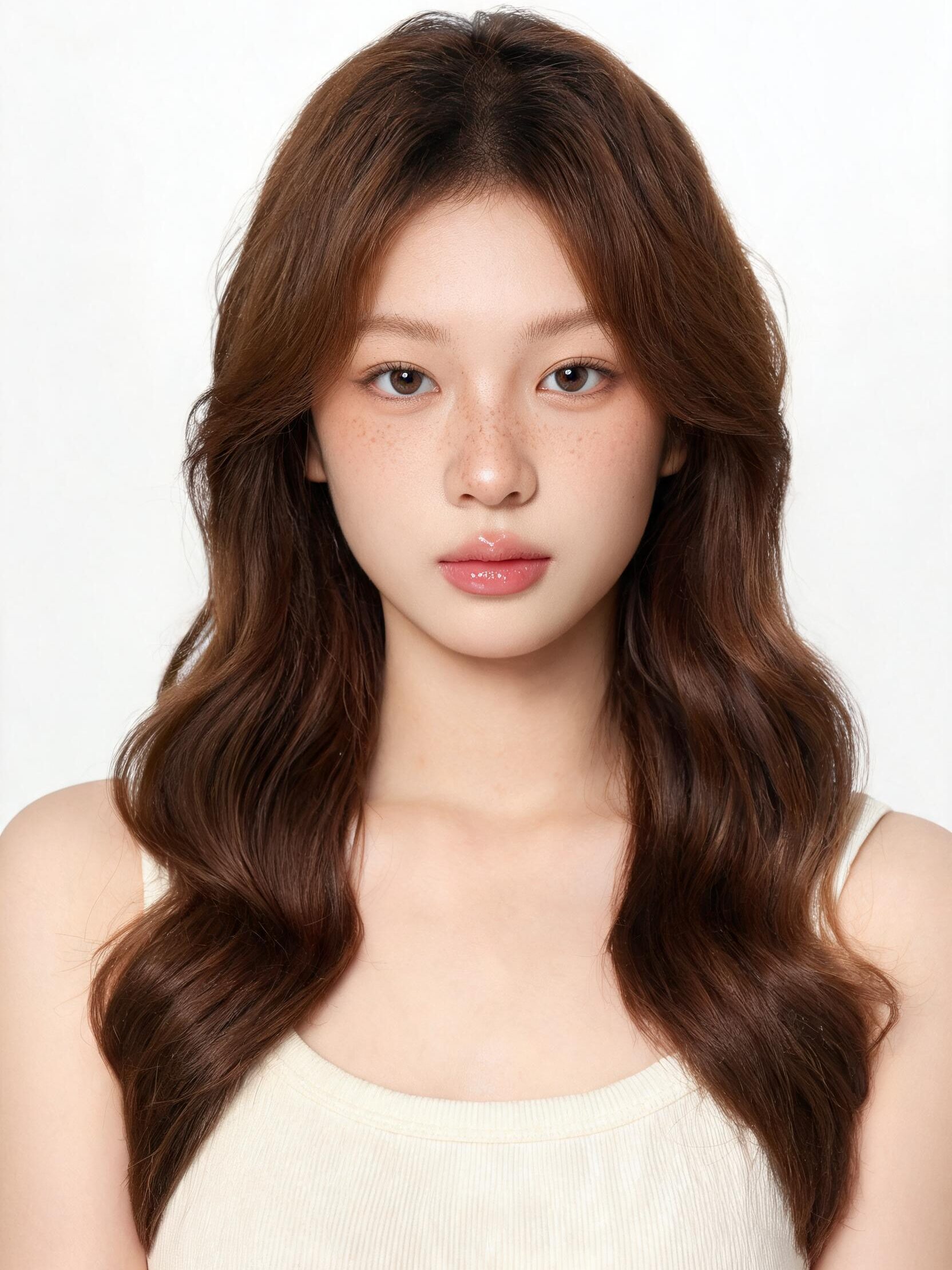 Seedream 5.0 Pro close-up portrait with smooth yet natural skin texture, subtle tonal variation, and detailed facial features.