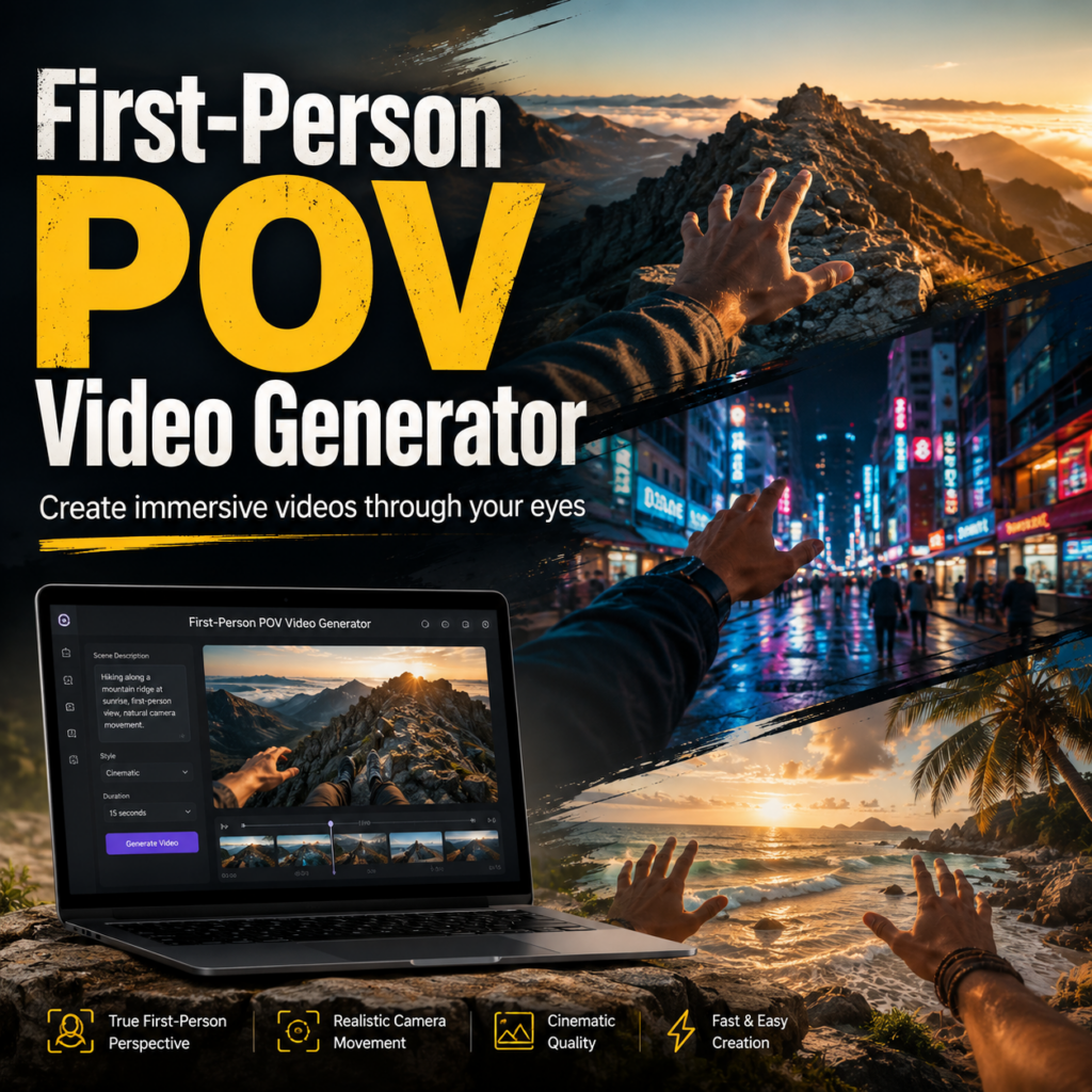 First-Person POV Video Generator