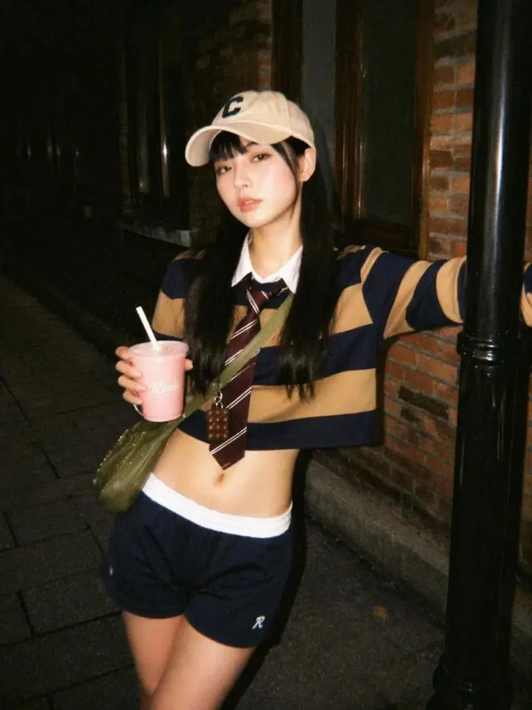 dco – WeShop AI Blog Street selfie with Digital Camera Filter blur and flash