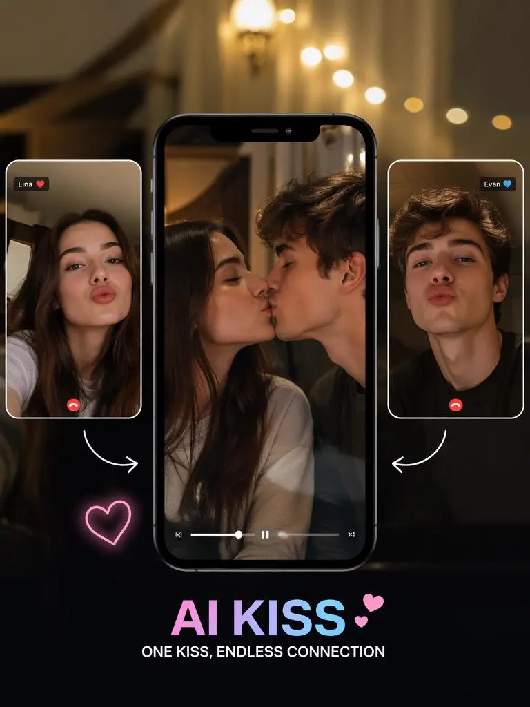 image – WeShop AI Blog AI Kissing Video Generator creates a kiss video from two selfies
