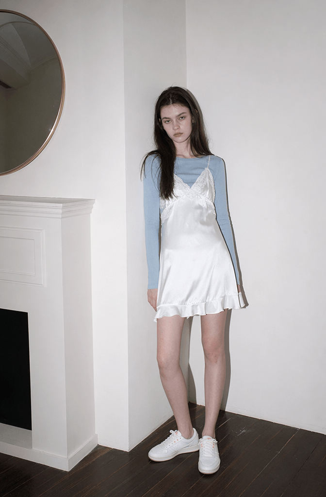 French girl aesthetic lookbook picture of an AI model