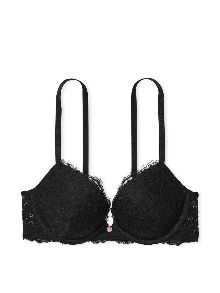 lz – WeShop AI Blog Black lace bra product photo for AI lingerie try-on generation.