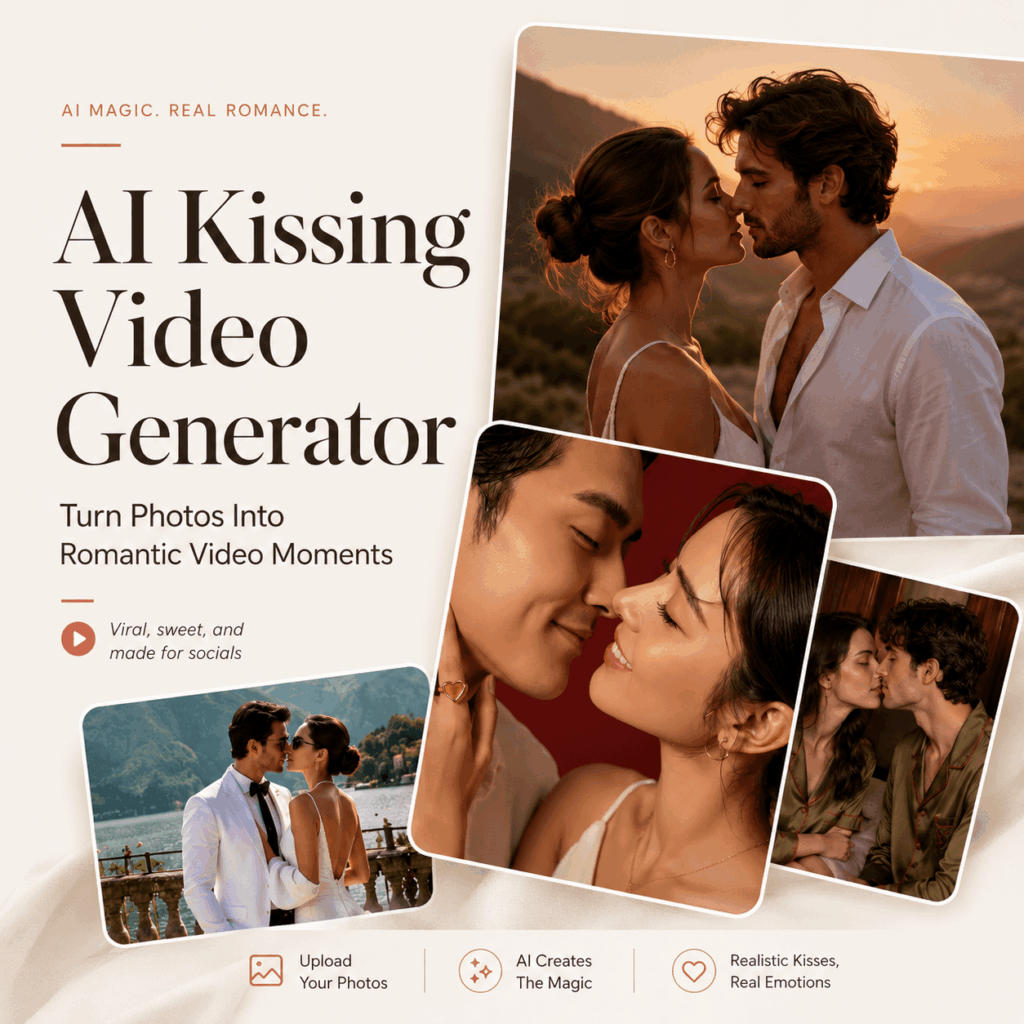 AI Kissing Video Generator for Romantic Video Moments – WeShop AI Blog AI Kissing Video Generator turns couple photos into romantic video moments