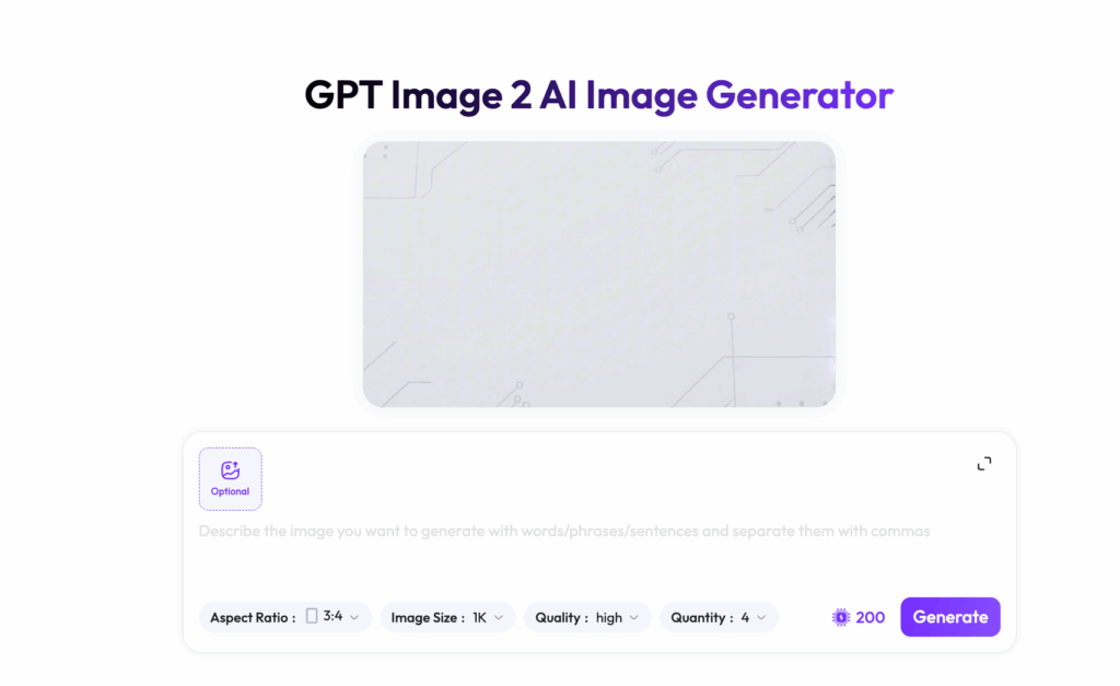 Upload interface for source images used to create AI magazine-style photos
