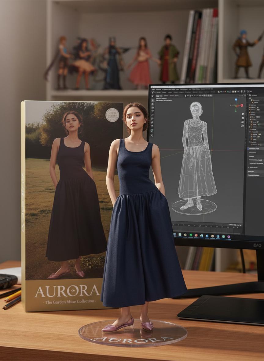 Story 6 · 3D figurine-style character (new)
